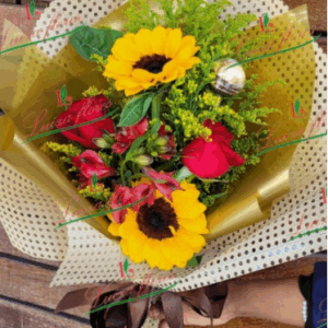 Girassol, Rosas, ferrero roche
