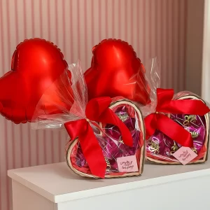 Coração de Bombom com balão